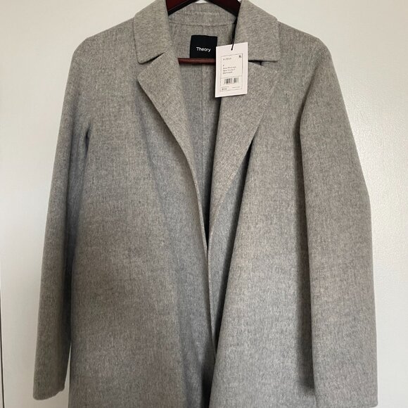Theory 100% Double-face Wool Blazer Coat - Picture 4 of 4